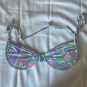 NWT Frankies Bikini Maggie Satin Top XL